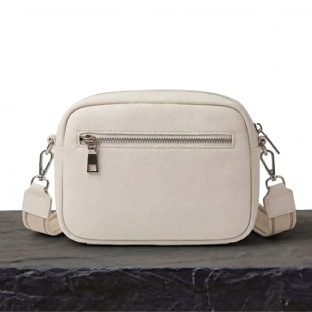 Bolso Bandolera Alba con Detalles Dorados