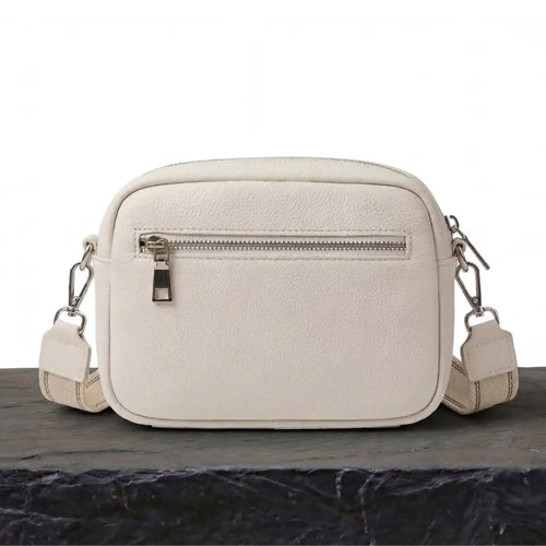 Bolso Bandolera Alba con Detalles Dorados