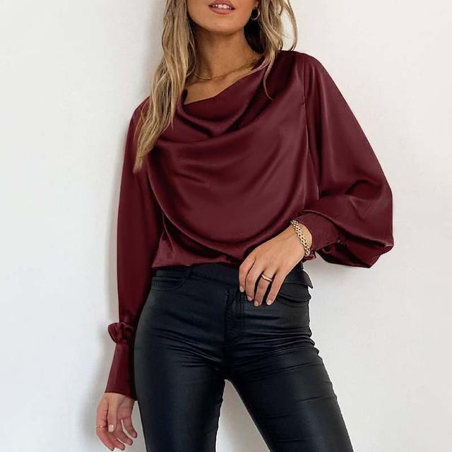 Blusa Oversize Chic de Manga Larga