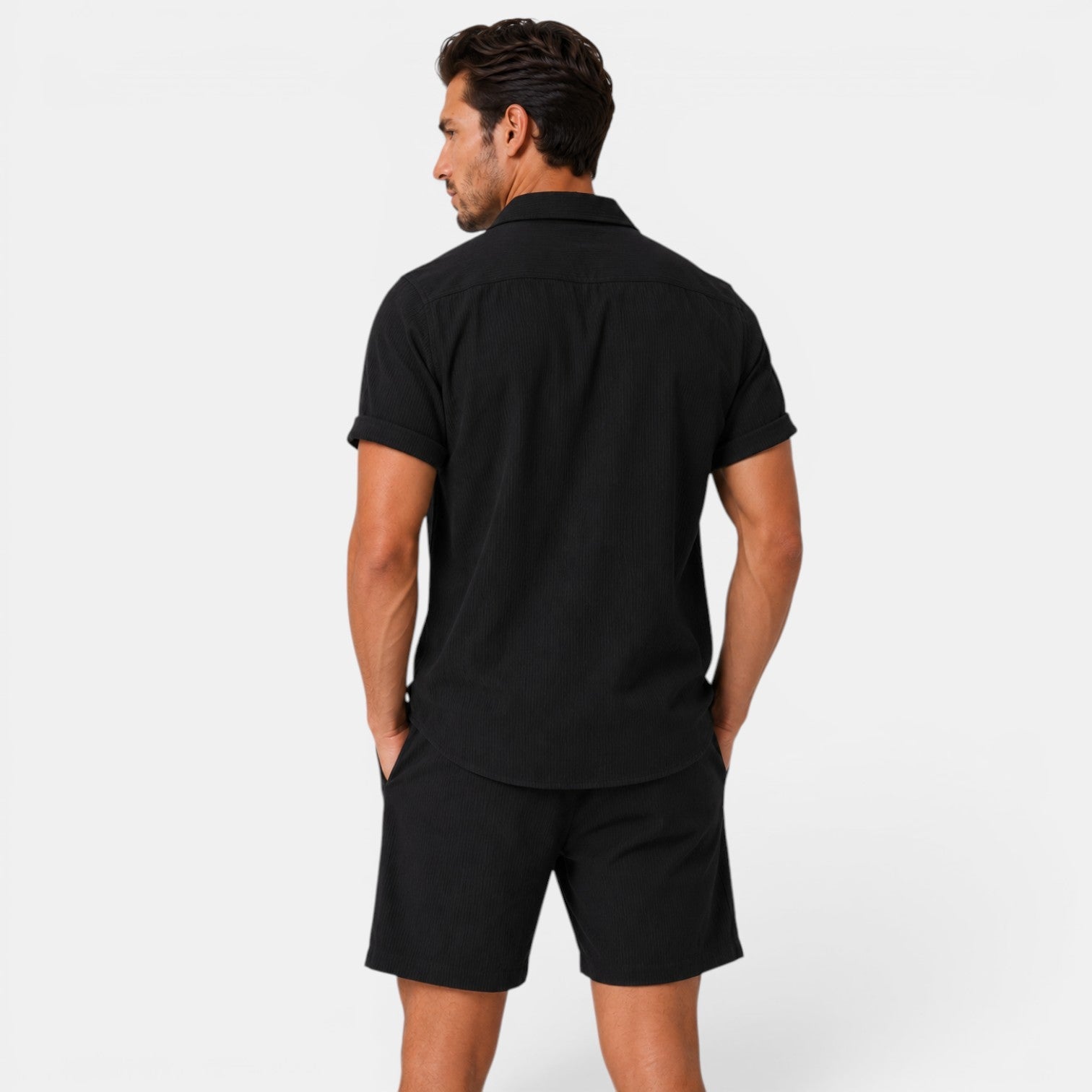 Conjunto Camisa Shorts Hombre