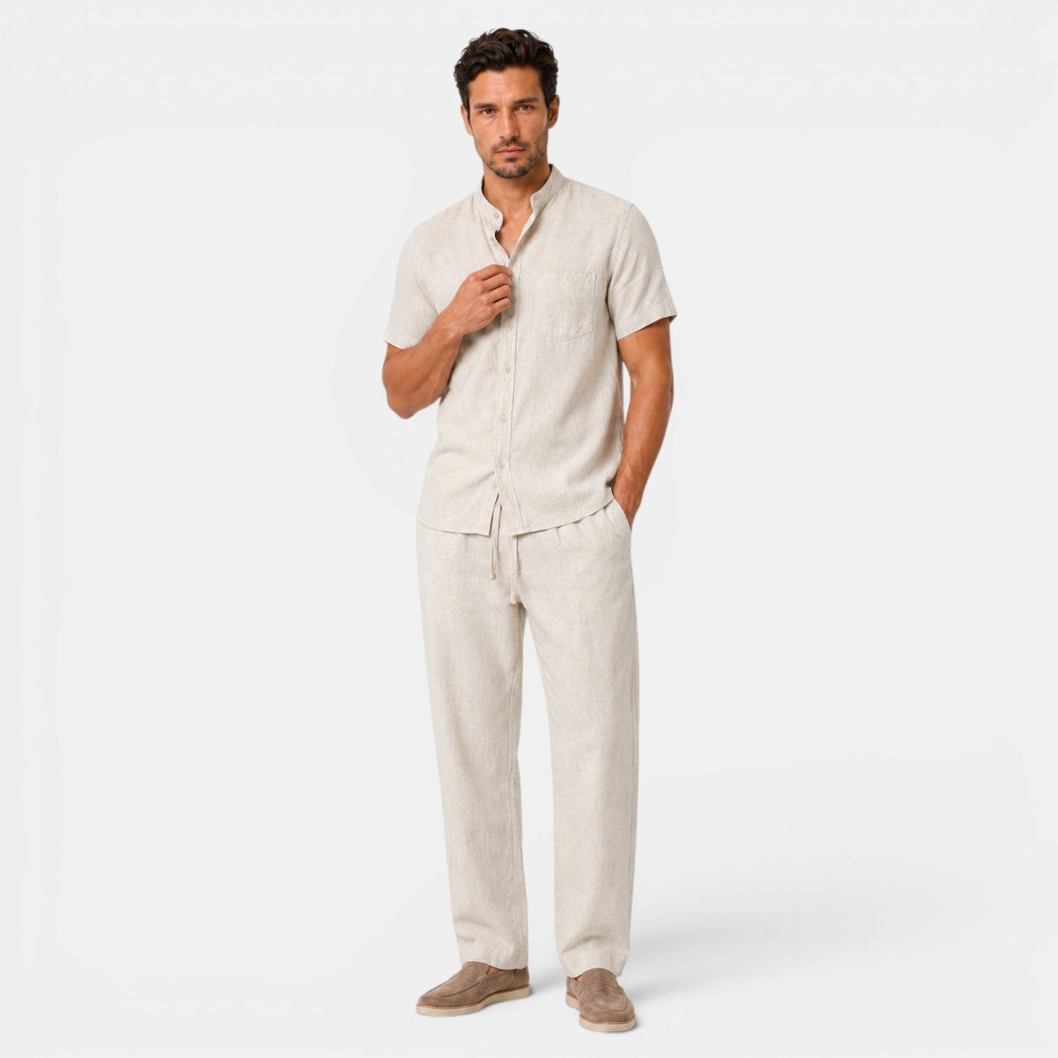 Conjunto Hombre Lino Tencel Premium