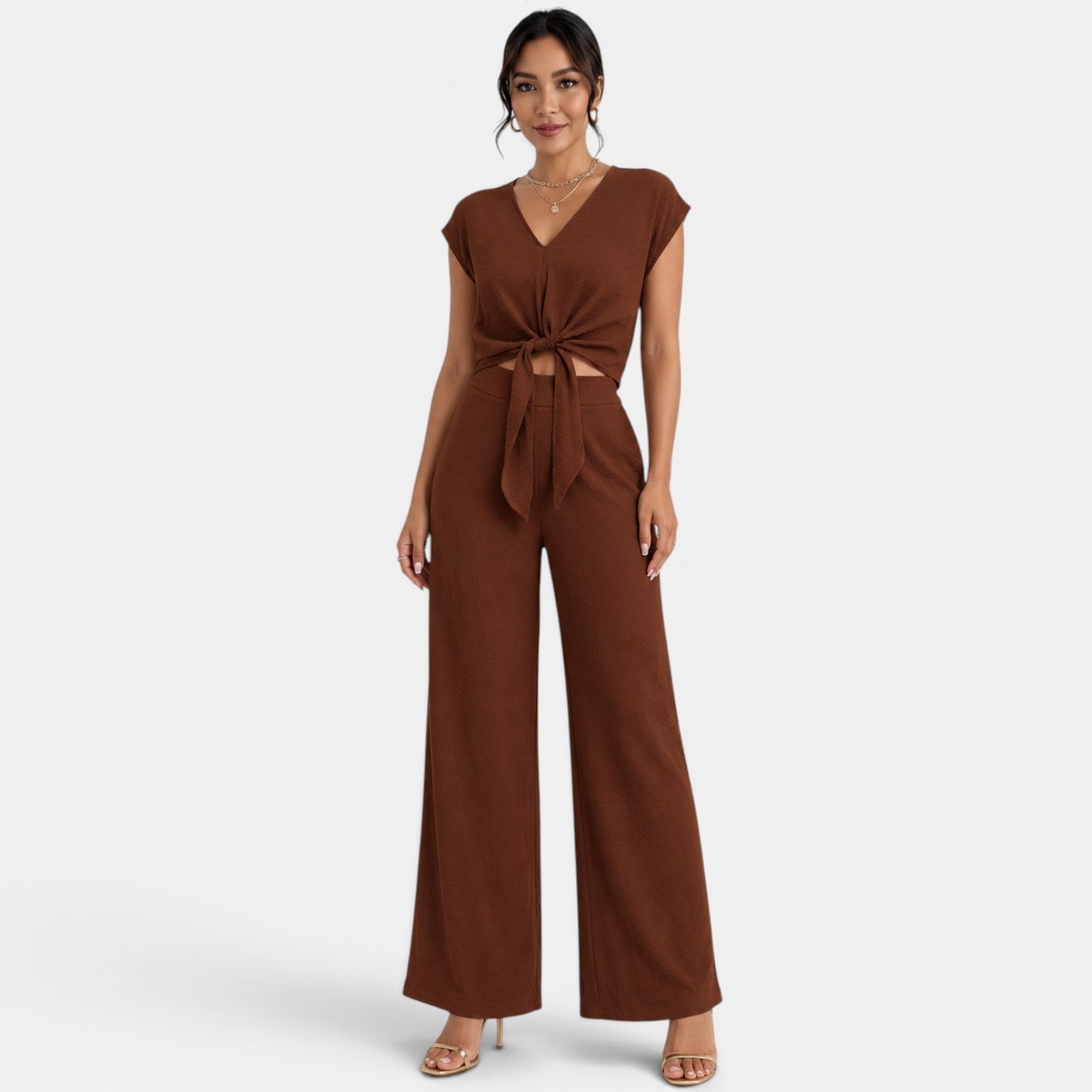 Conjunto Mujer Pantalón Ancho