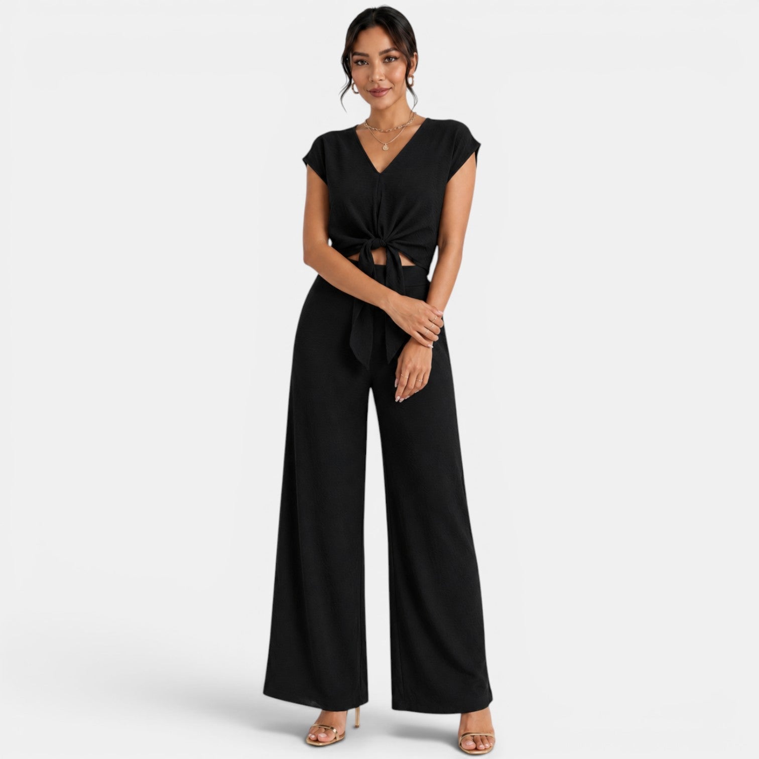 Conjunto Mujer Pantalón Ancho