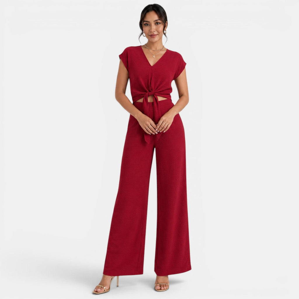 Conjunto Mujer Pantalón Ancho