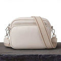 Bolso Bandolera Alba con Detalles Dorados