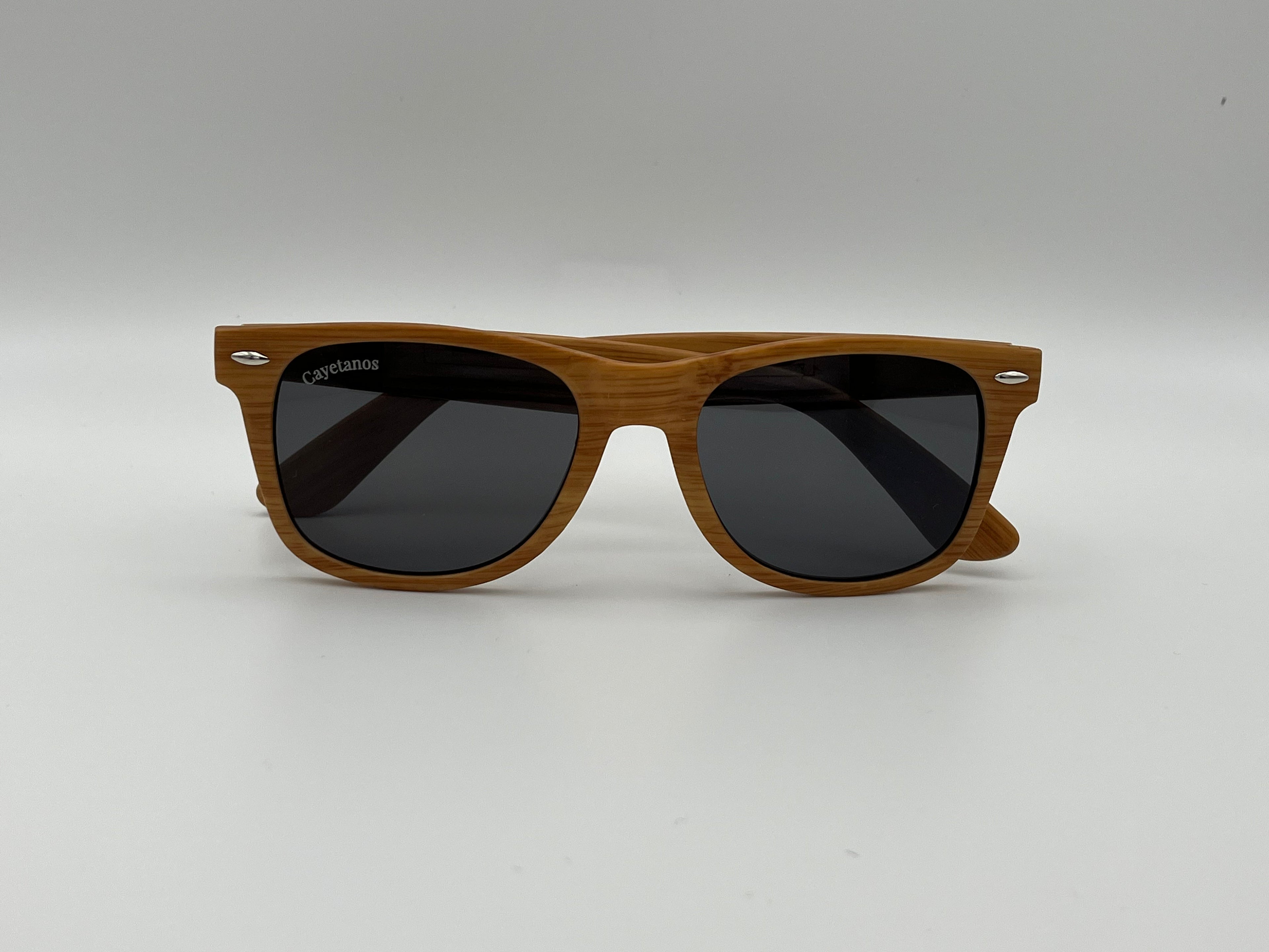 Gafas de Sol con Montura Efecto Madera UV400