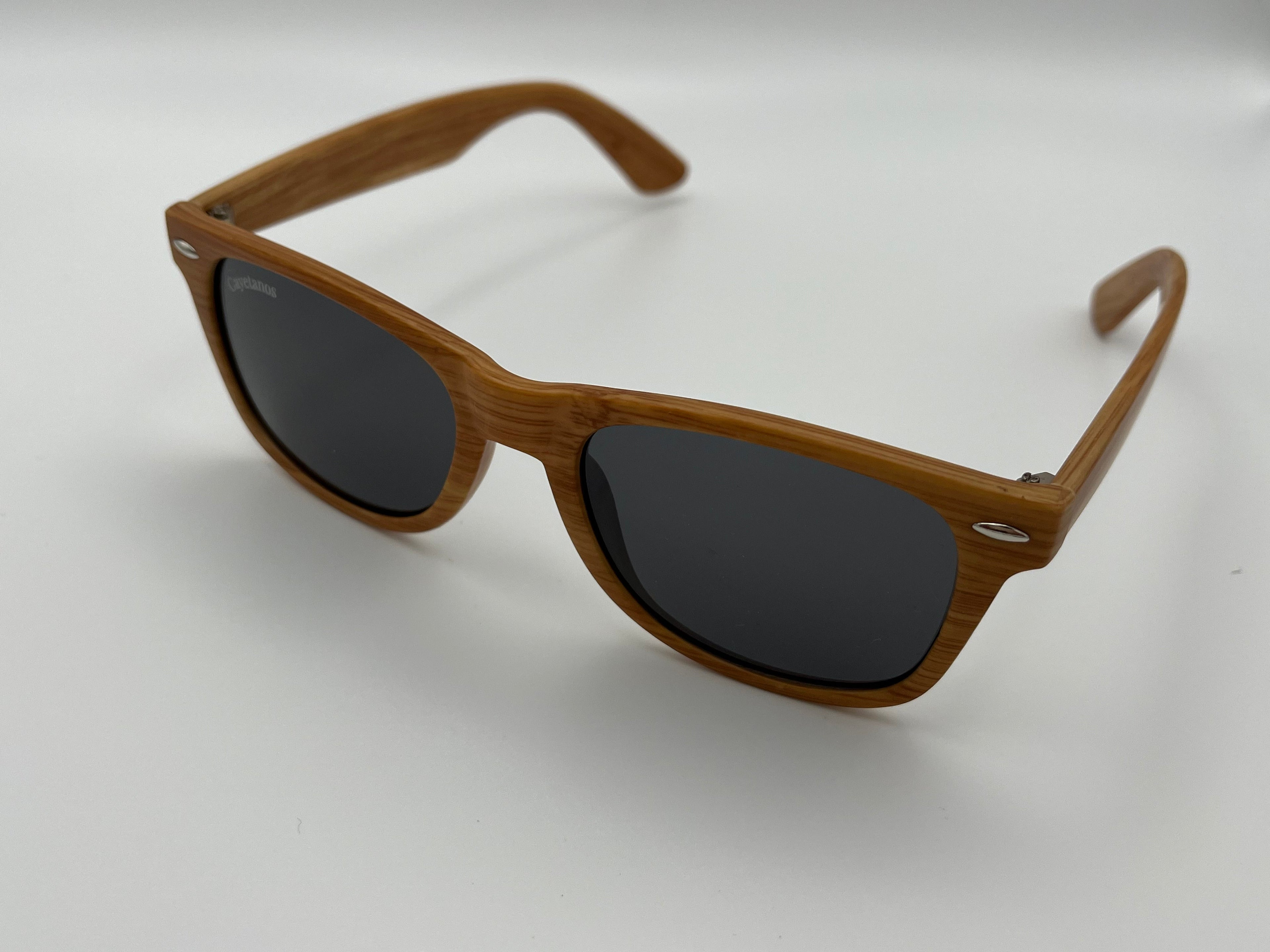 Gafas de Sol con Montura Efecto Madera UV400