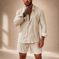 Conjunto de Camisa Relajada y Pantalones Cortos