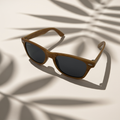 Gafas de Sol con Montura Efecto Madera UV400