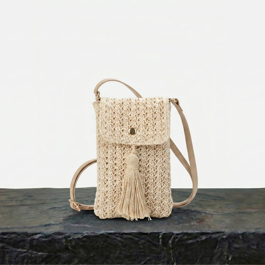 Bolso para Teléfono de Verano, Textura Trenzada
