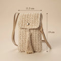 Bolso para Teléfono de Verano, Textura Trenzada