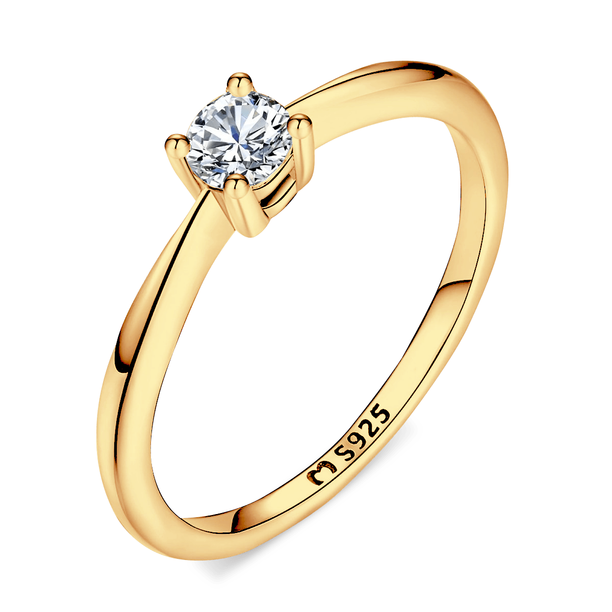 Anillo Circonita Solitaria