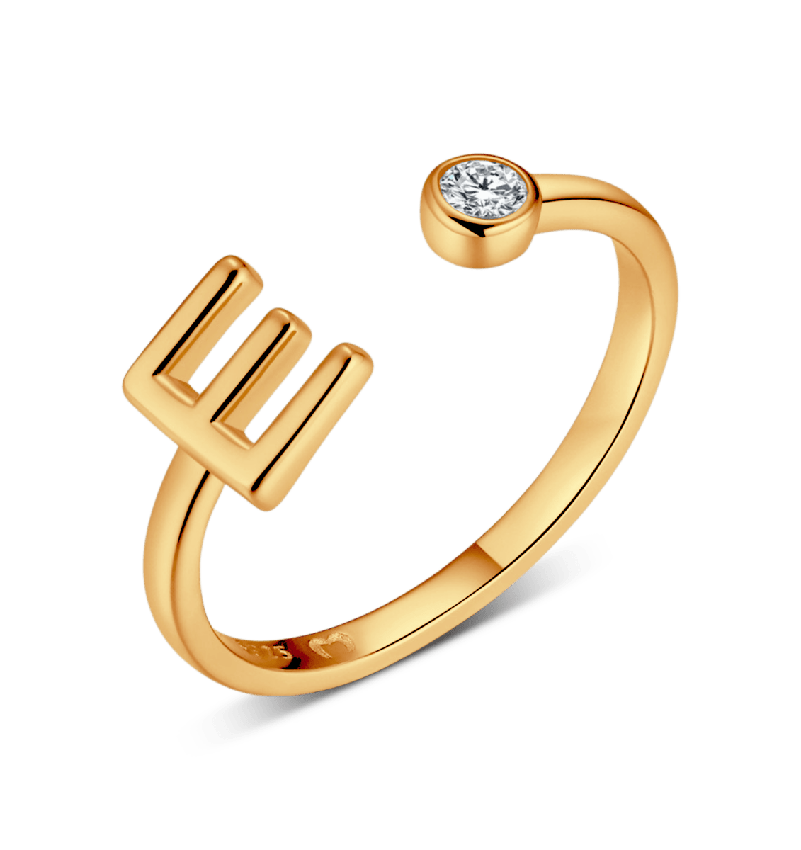 Anillo Top Letter