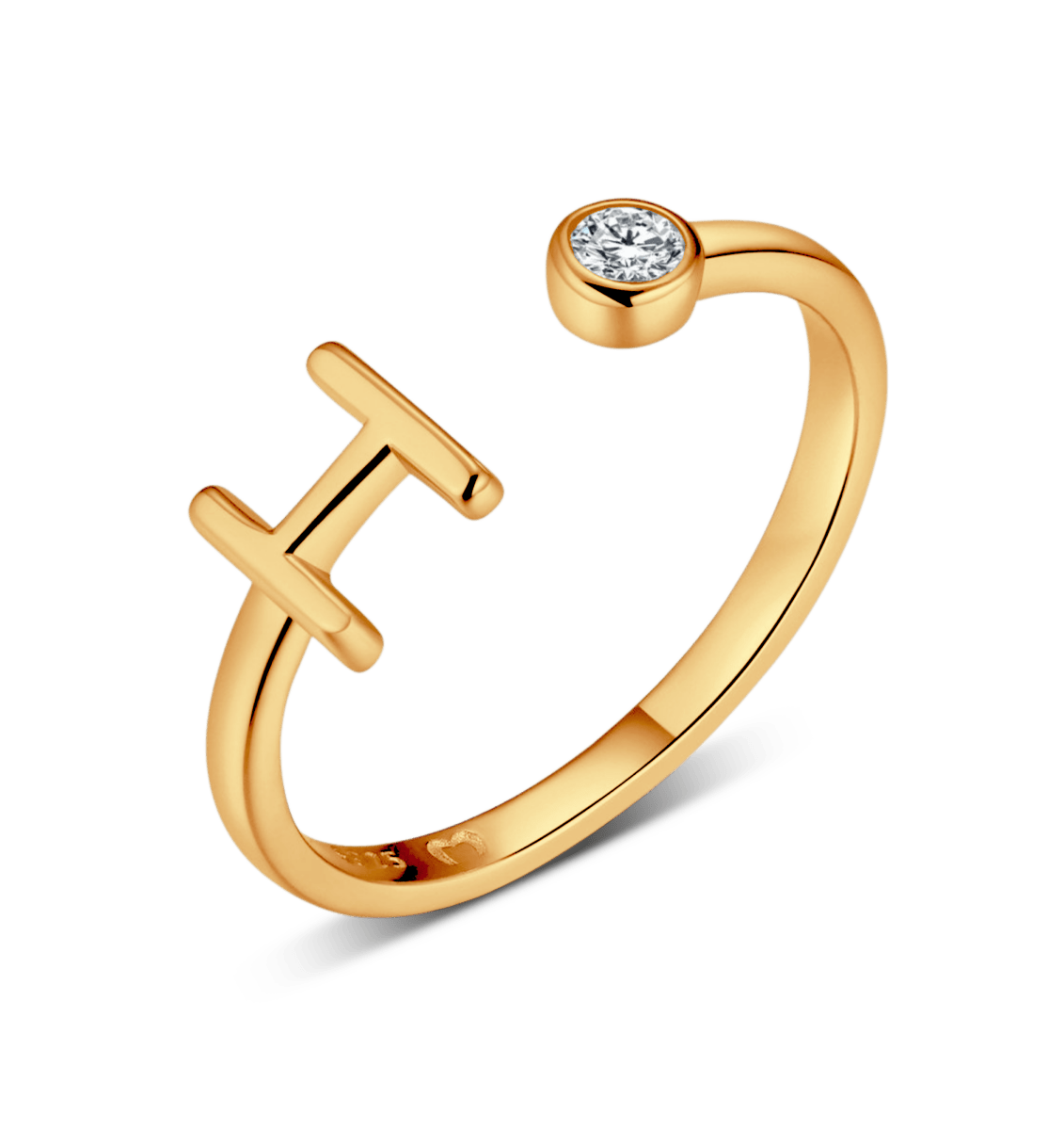 Anillo Top Letter