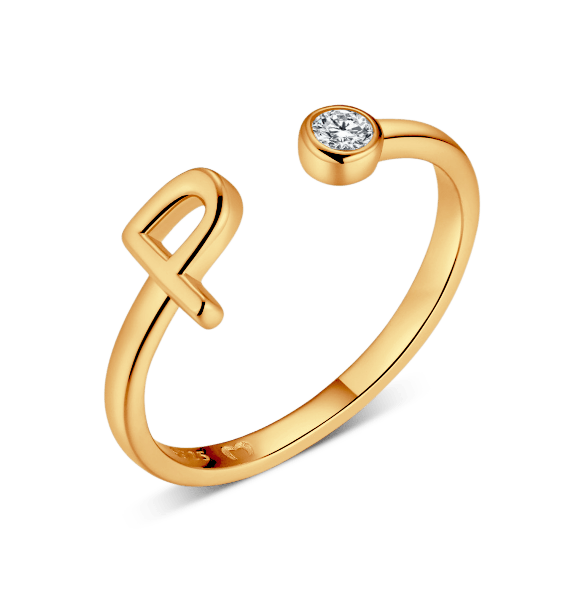 Anillo Top Letter