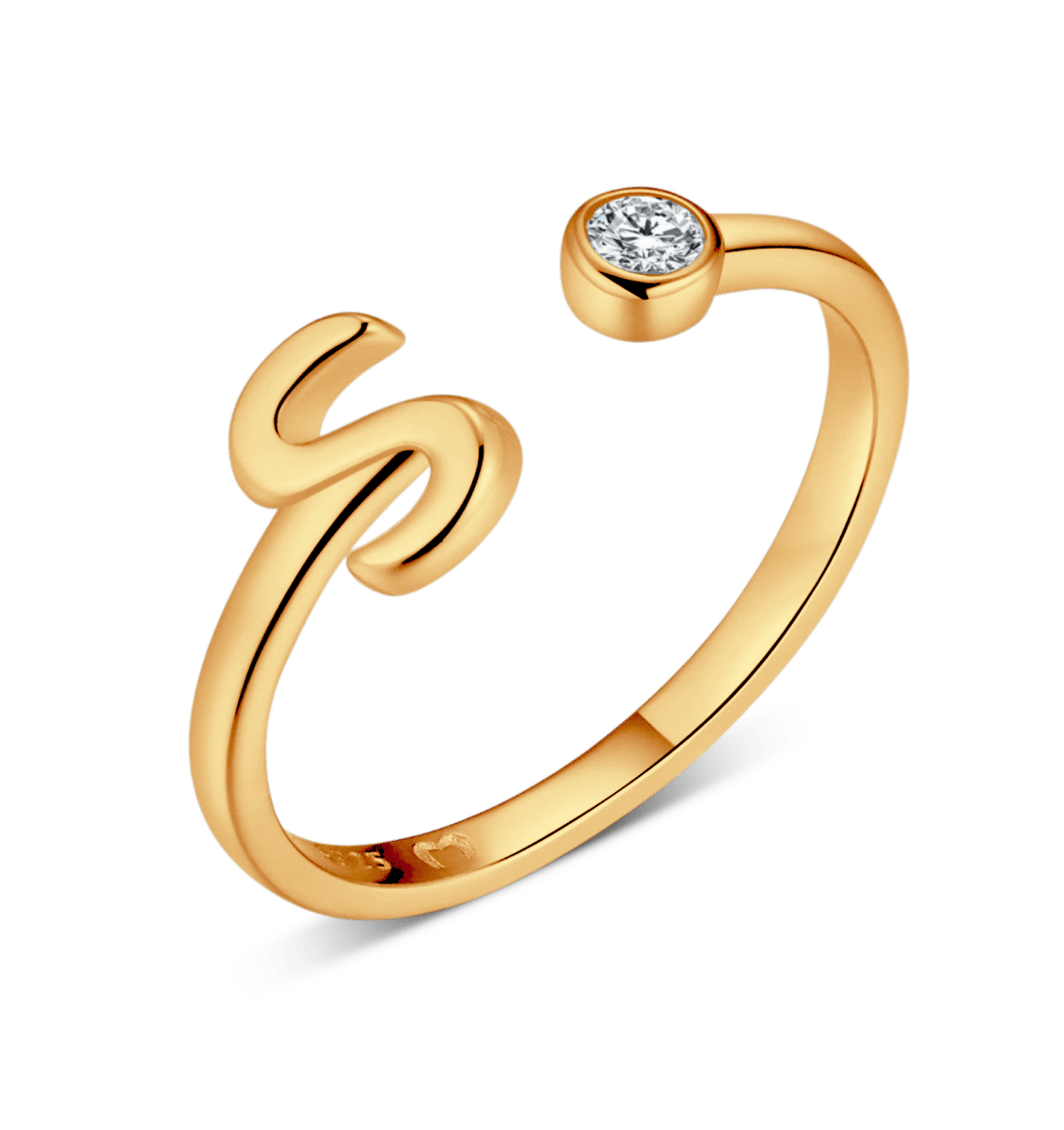Anillo Top Letter