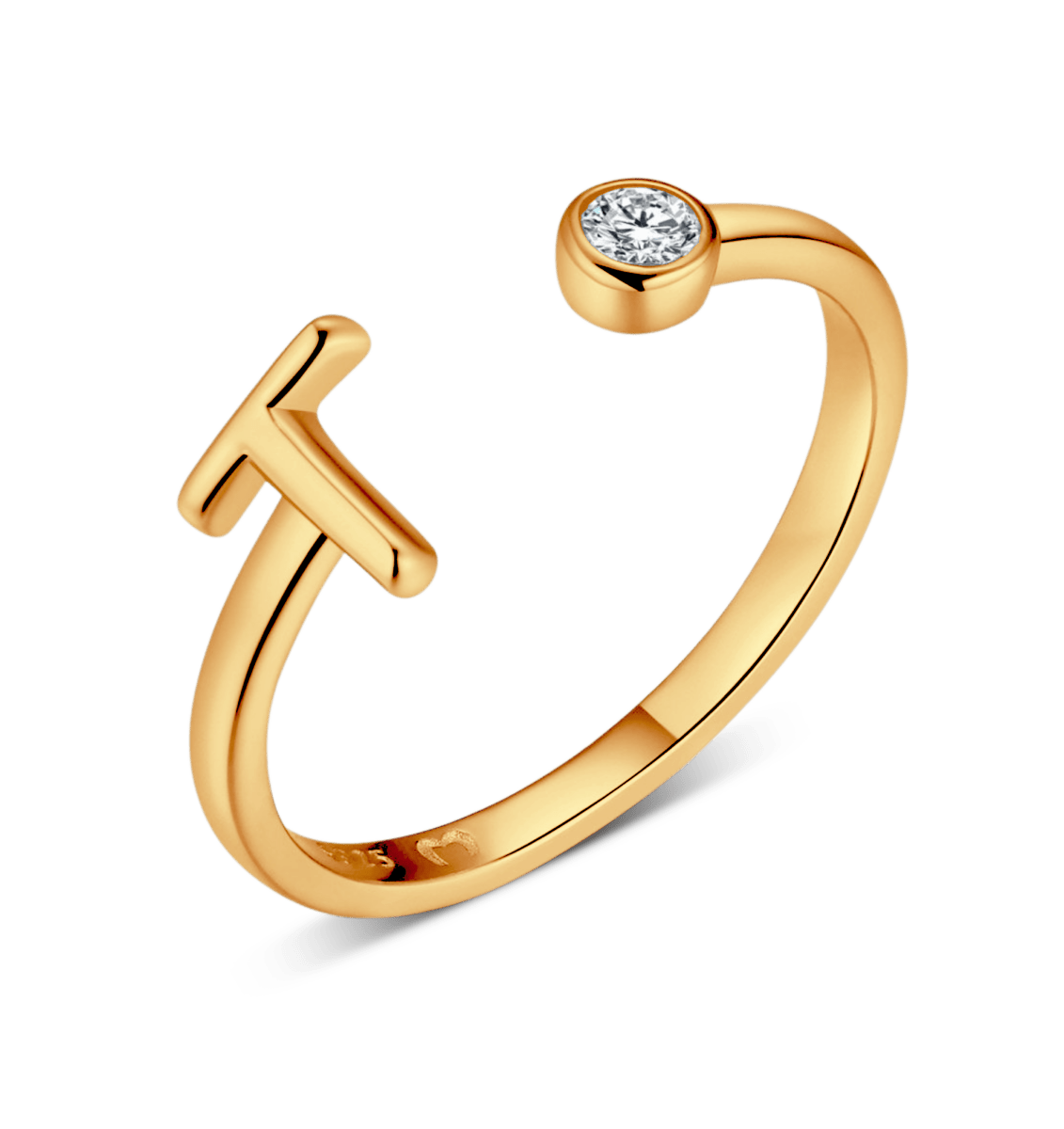 Anillo Top Letter