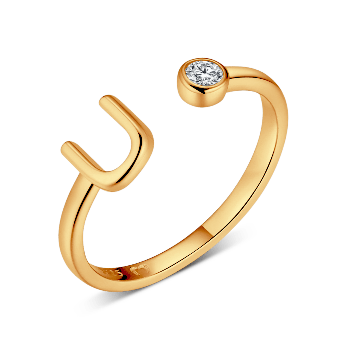 Anillo Top Letter