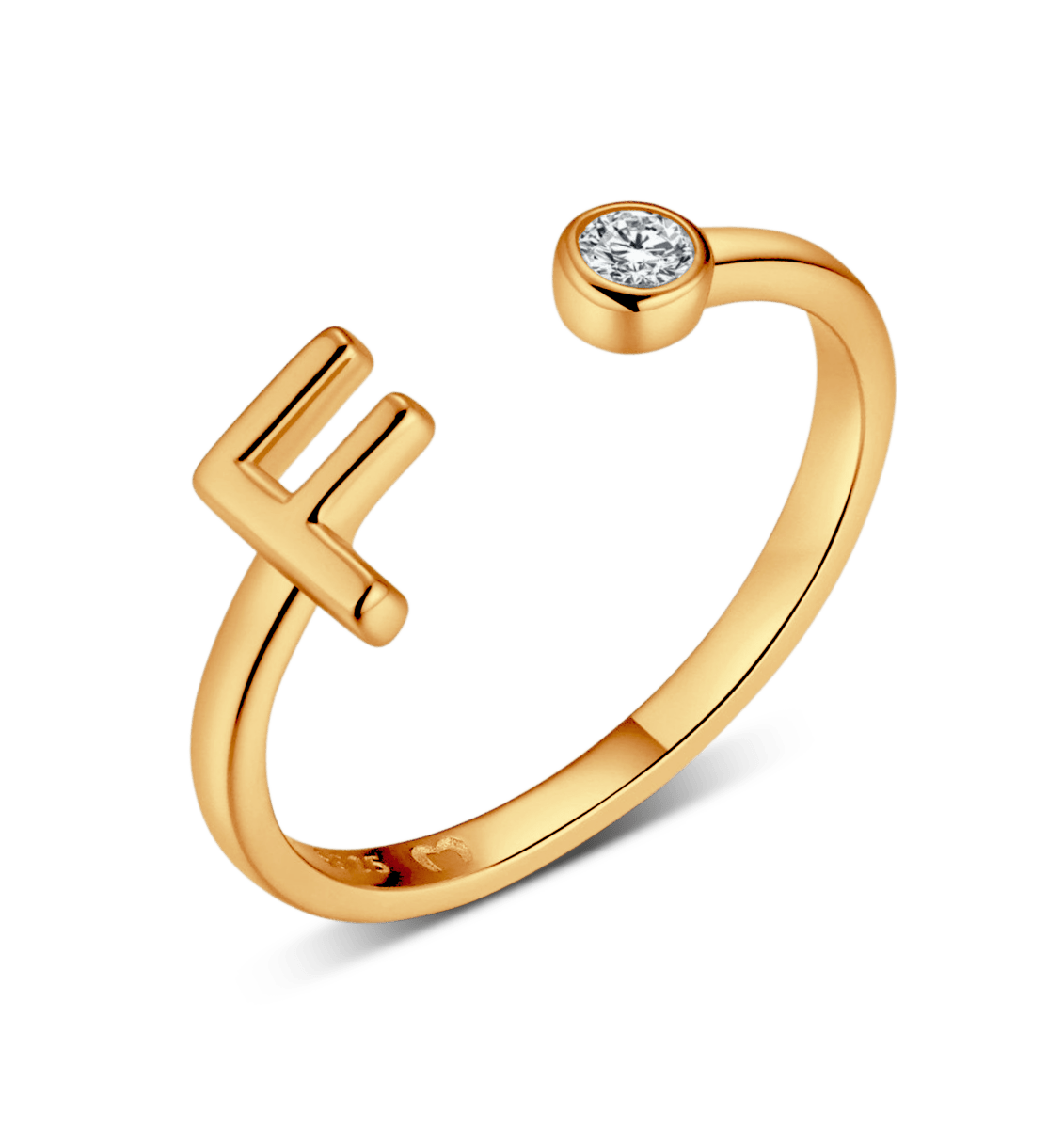 Anillo Top Letter