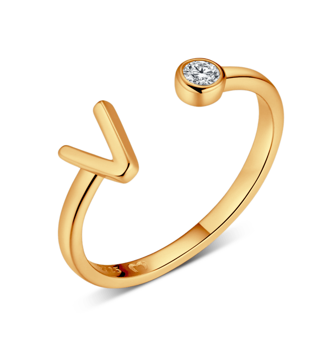 Anillo Top Letter