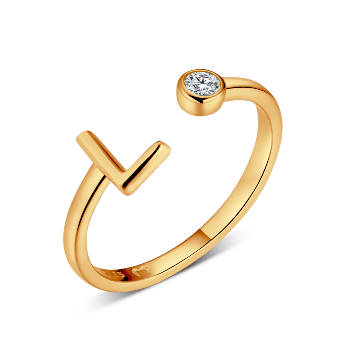 Anillo Top Letter