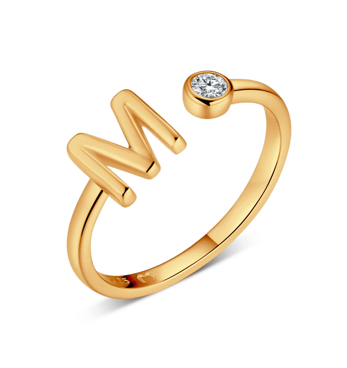Anillo Top Letter
