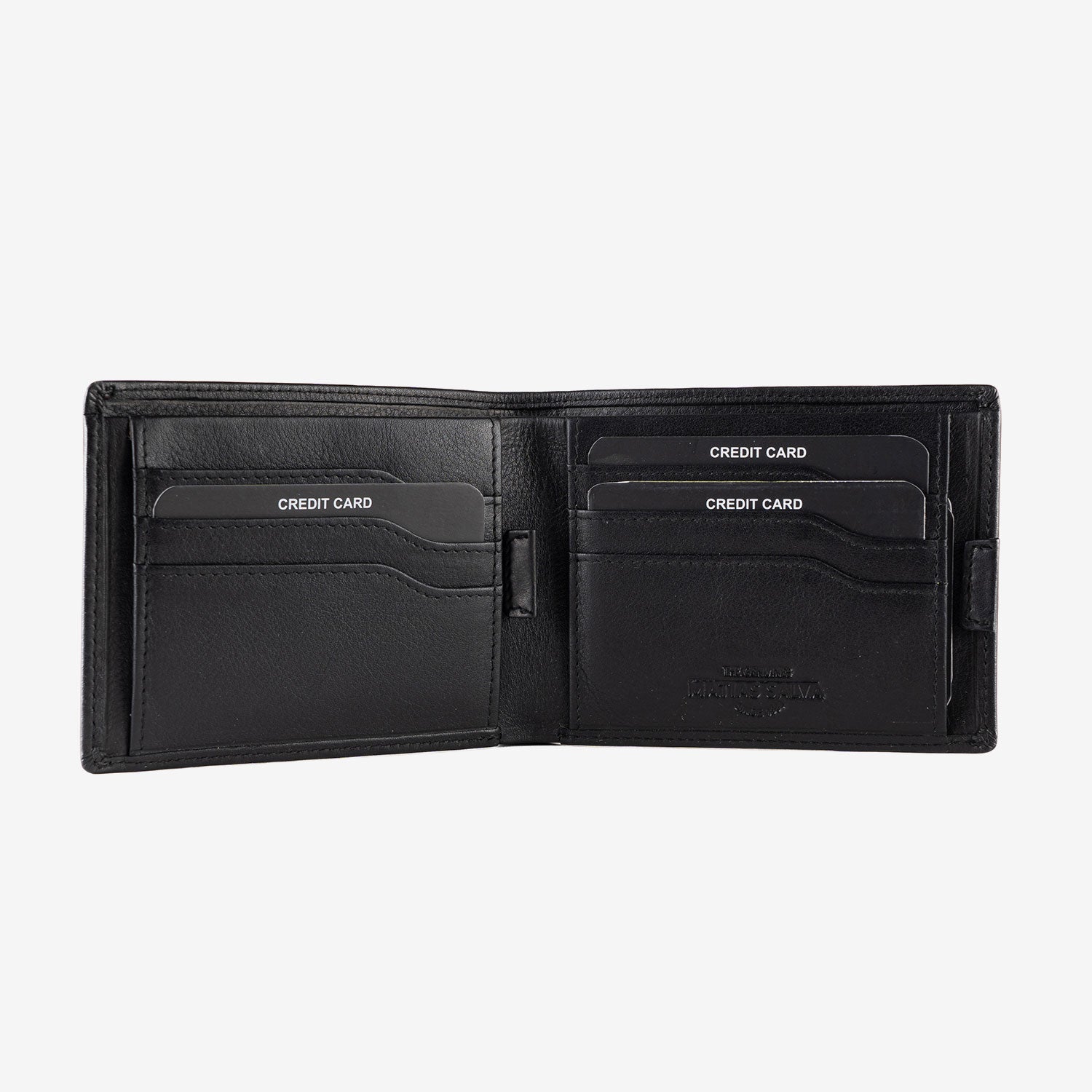 Cartera de Piel para Hombre 12x9,5 cm (Serie Spongy)