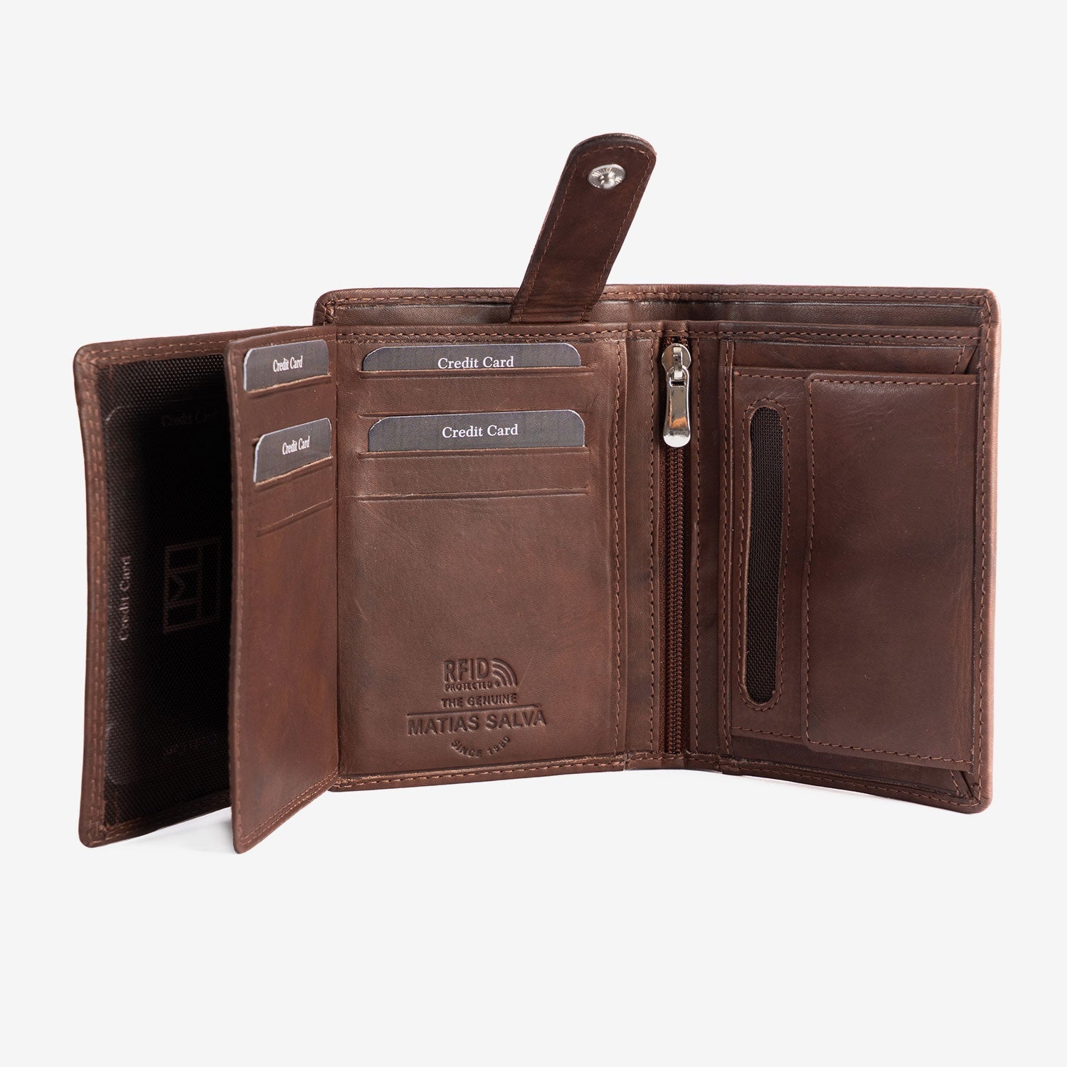 Cartera de Piel para Hombre 9x12,5 cm (Serie New Antic)