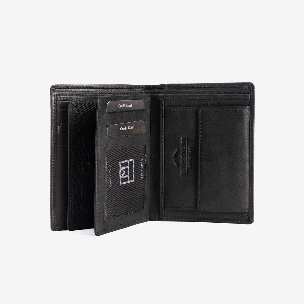 Cartera de Piel para Hombre 9,5x12,5 cm (Serie New Antic)
