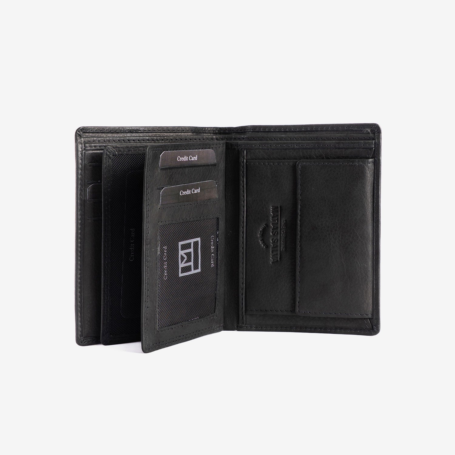 Cartera de Piel para Hombre 9,5x12,5 cm (Serie New Antic)
