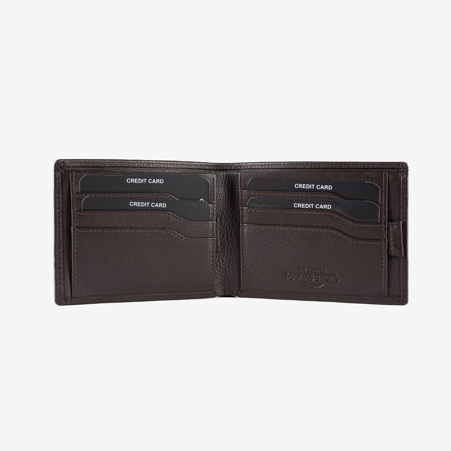 Cartera de Piel para Hombre 12x9,5 cm (Serie Spongy)