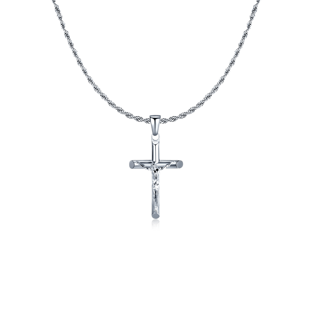 Collar Hombre BRAVE Cruz Jesucristo