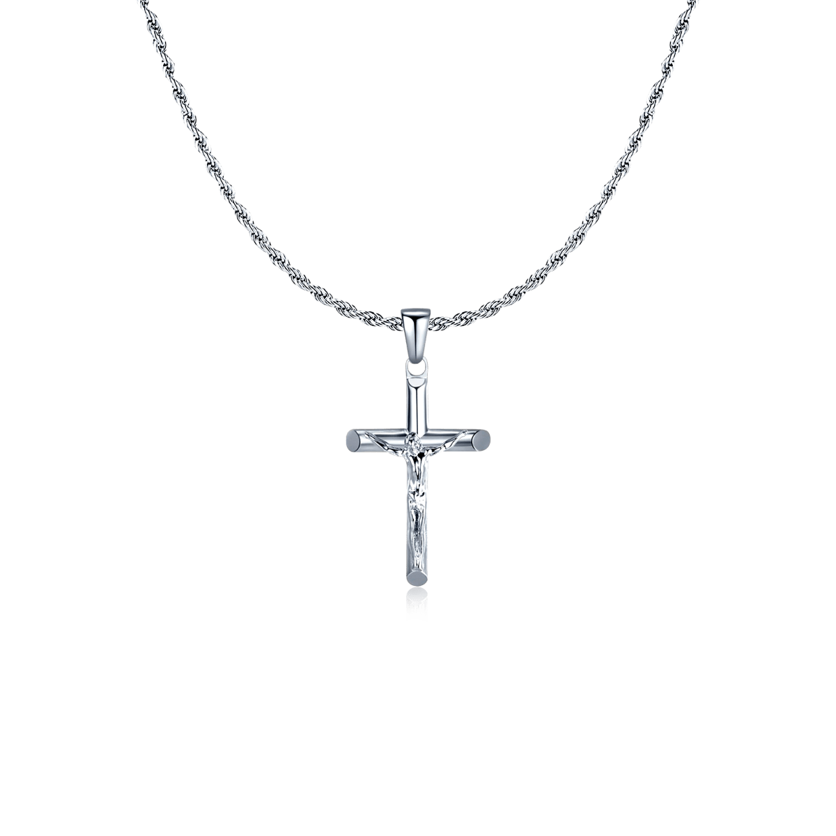 Collar Hombre BRAVE Cruz Jesucristo