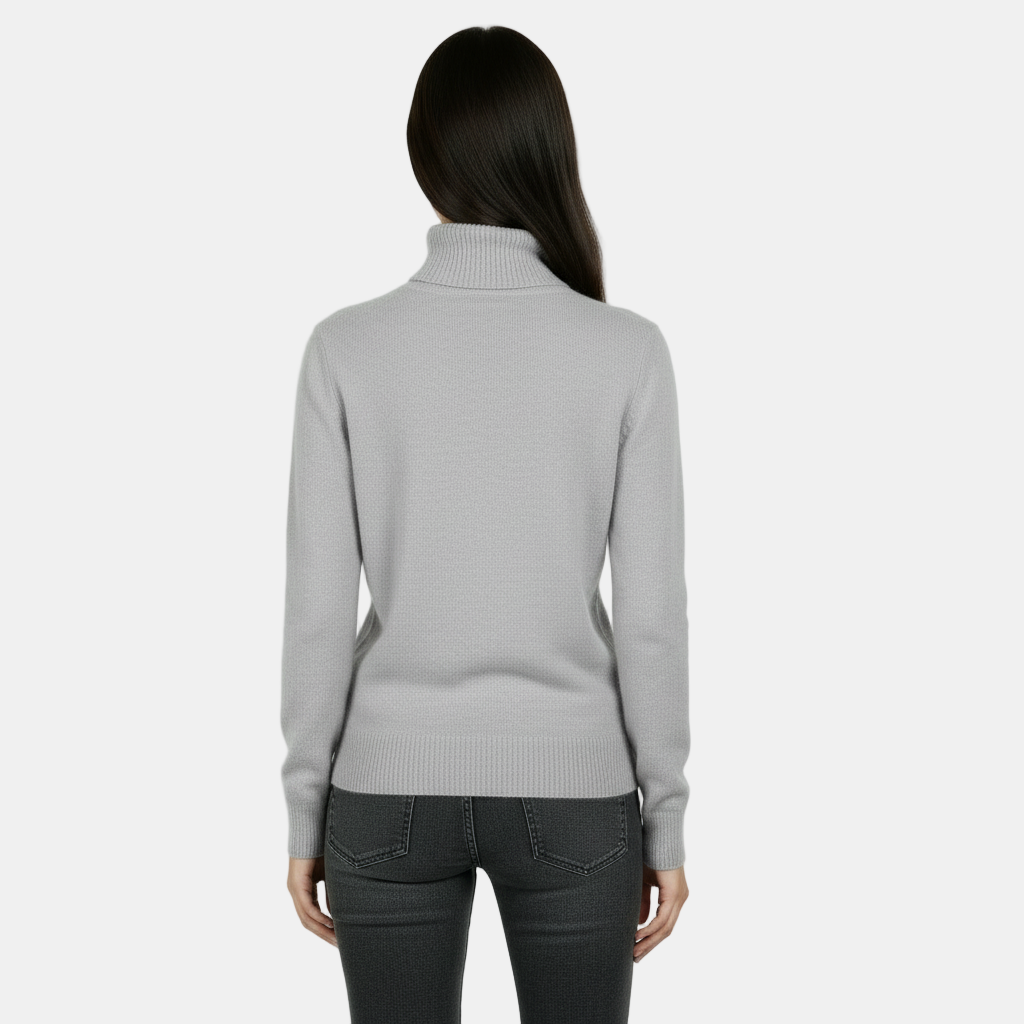 Jersey de Cuello Alto 100% Pura Lana Merino