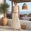 Conjunto Halter Mujer Verano Elegante