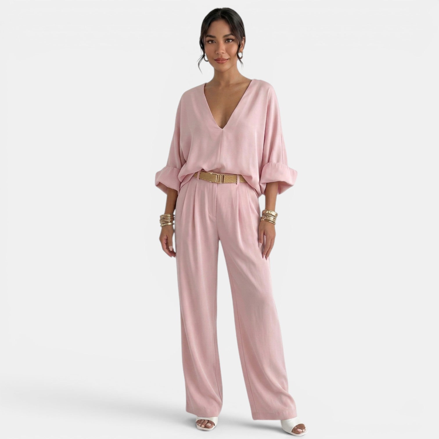 Conjunto Pantalón Lino Verano Mujer