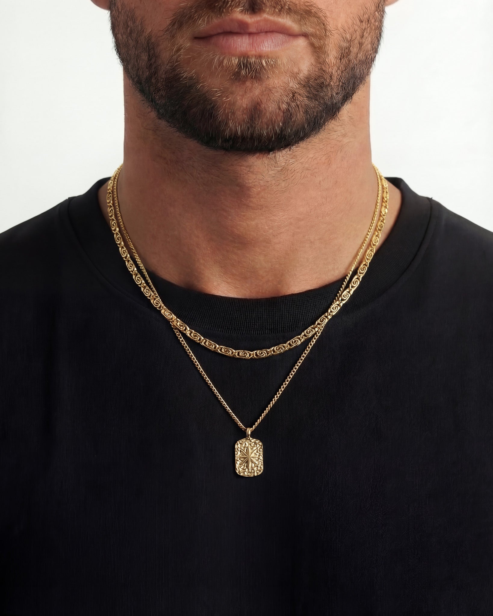Cadena de Oro Inspirada en la Costa