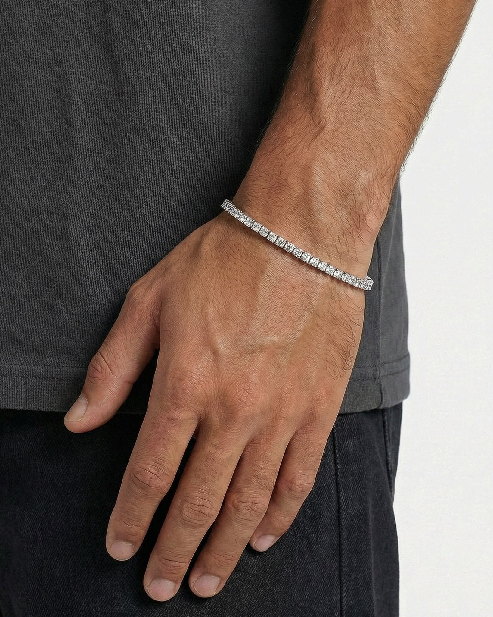 Pulsera de Plata con Circonitas