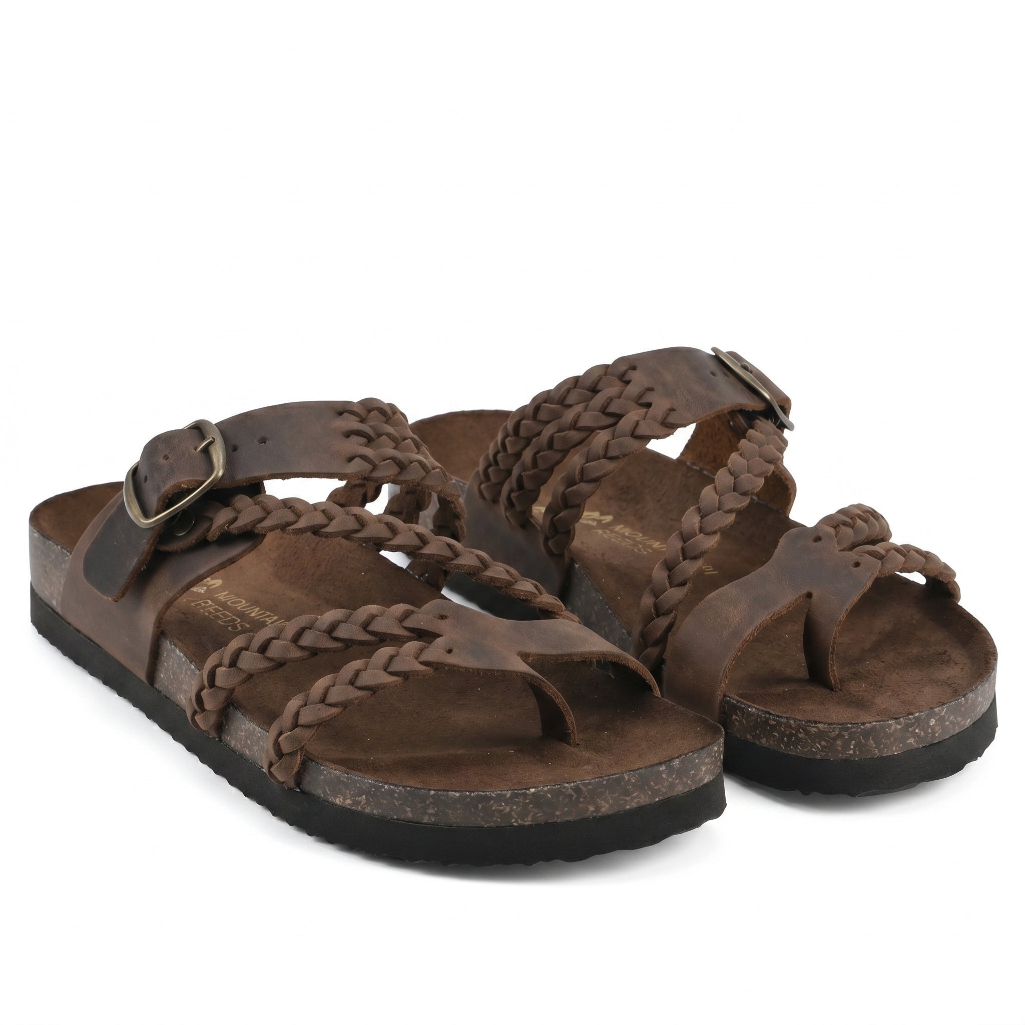 Sandalias Trenzadas con Hebilla