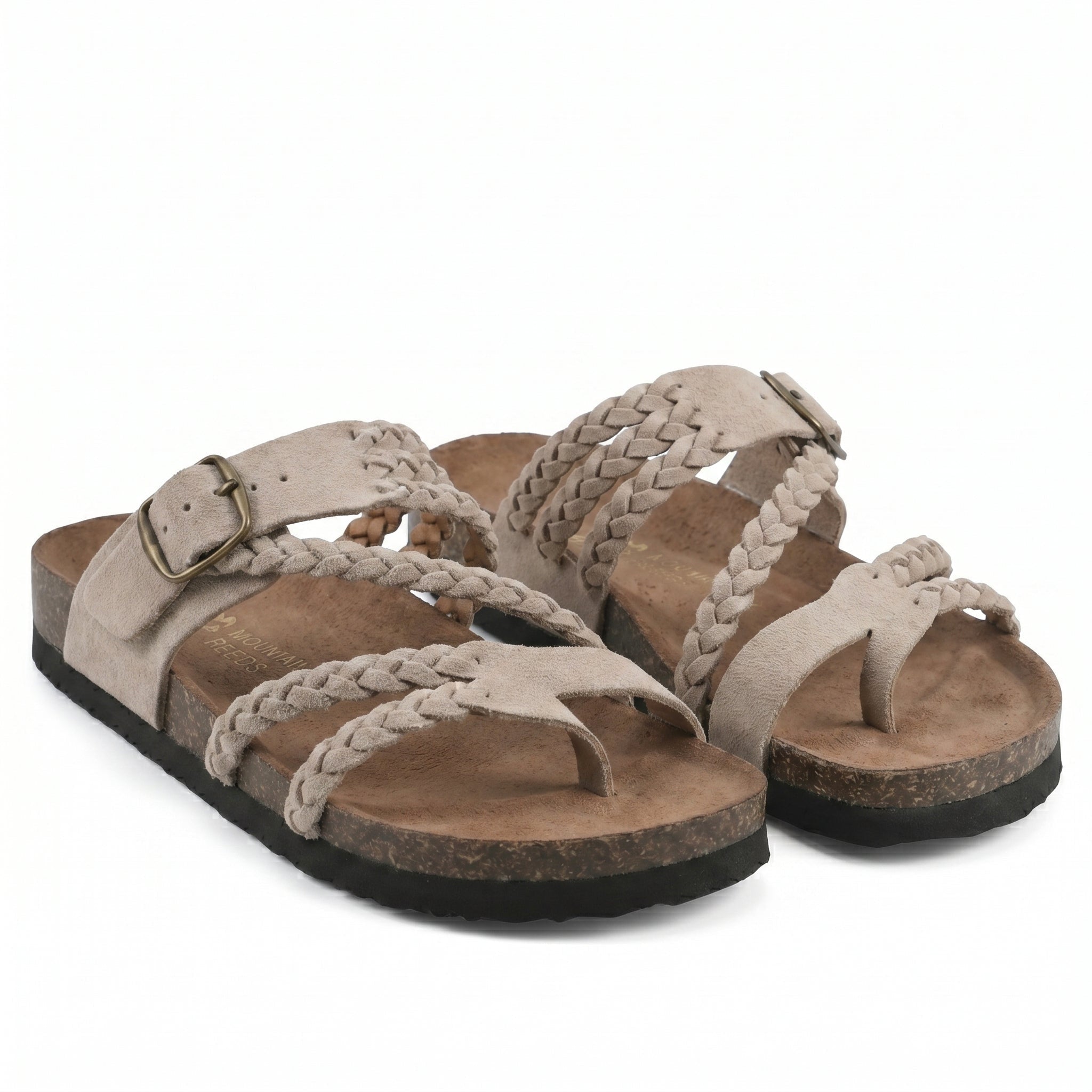Sandalias Trenzadas con Hebilla