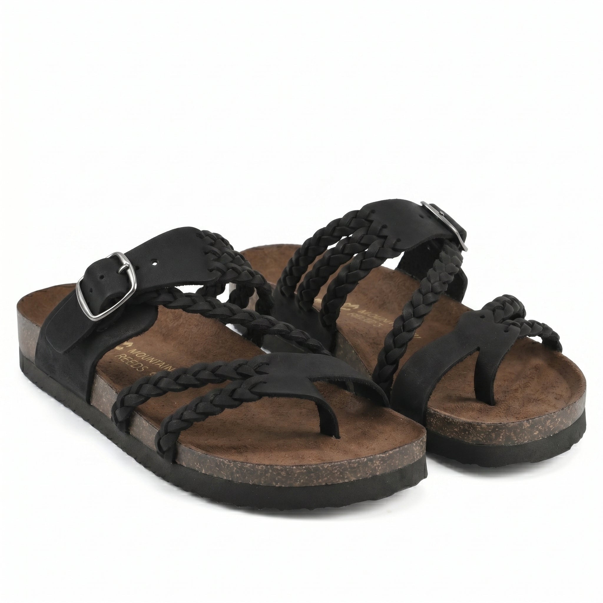 Sandalias Trenzadas con Hebilla