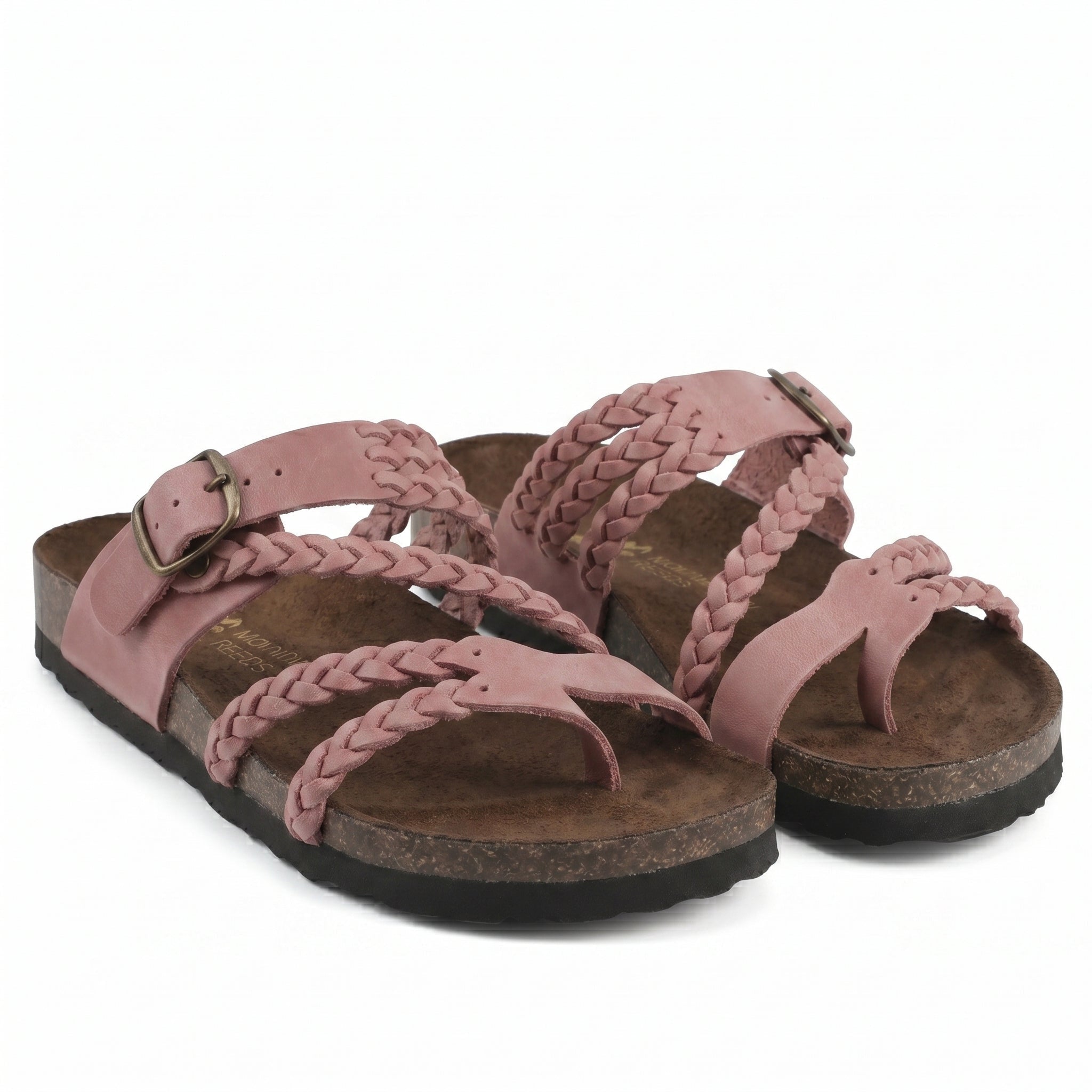 Sandalias Trenzadas con Hebilla