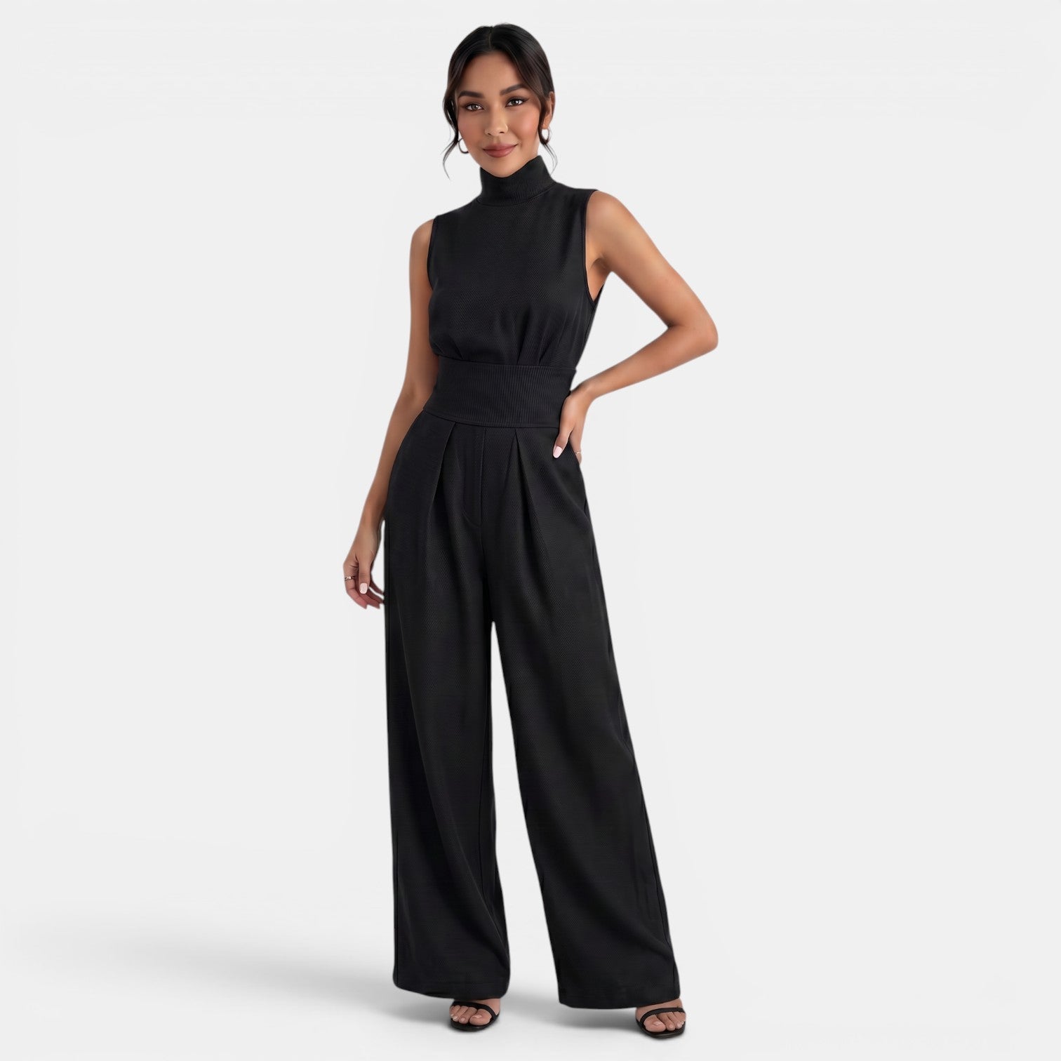 Conjunto Mujer Algodón Lino Sin Mangas
