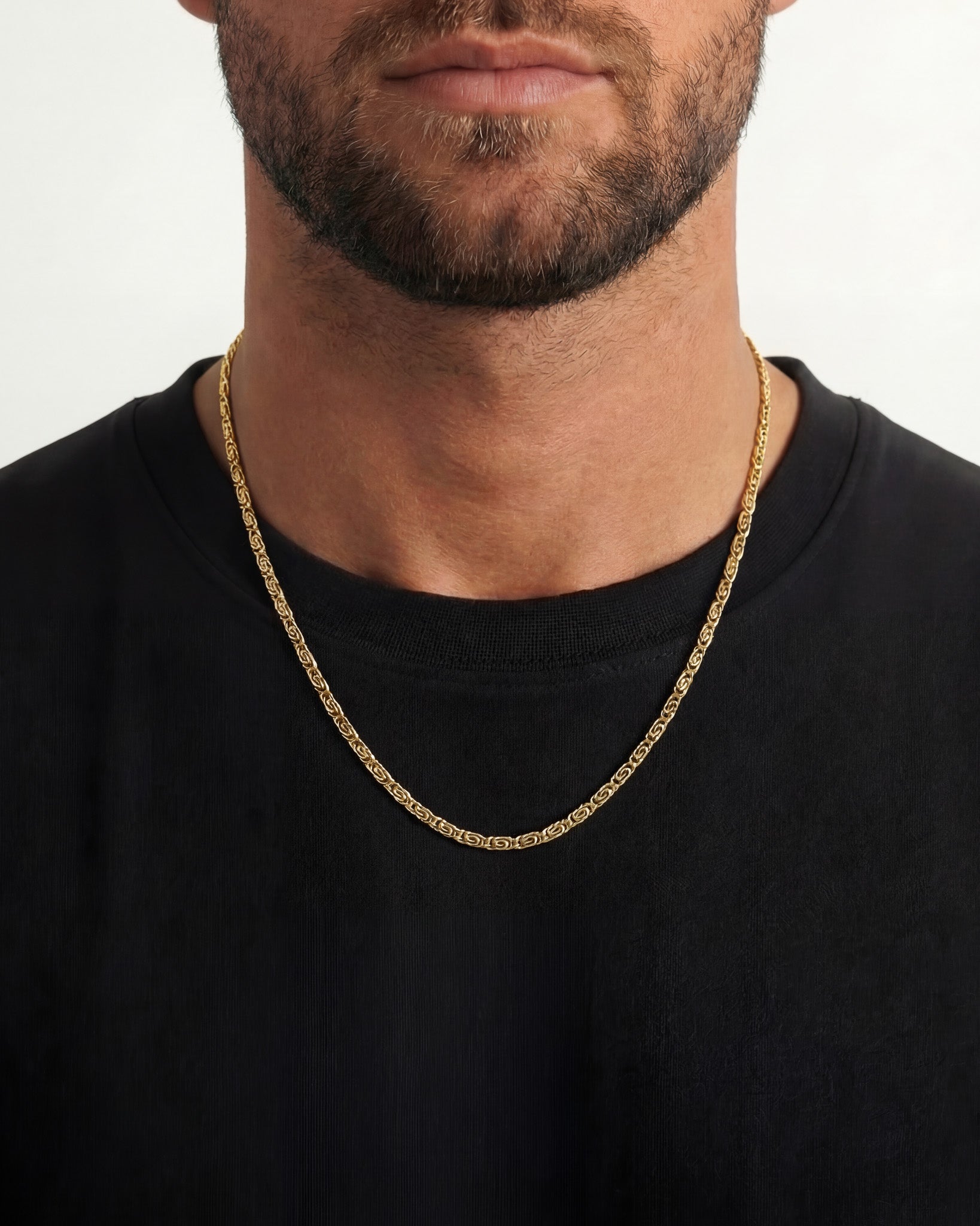 Cadena de Oro Inspirada en la Costa
