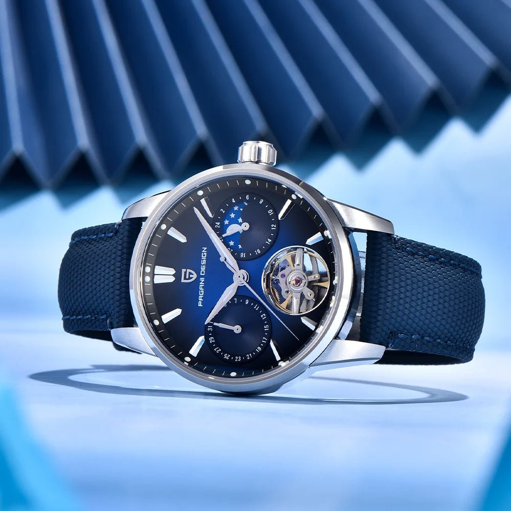 Pagani Design PD-YS021 – Reloj Automático con Correa de Piel Sintética