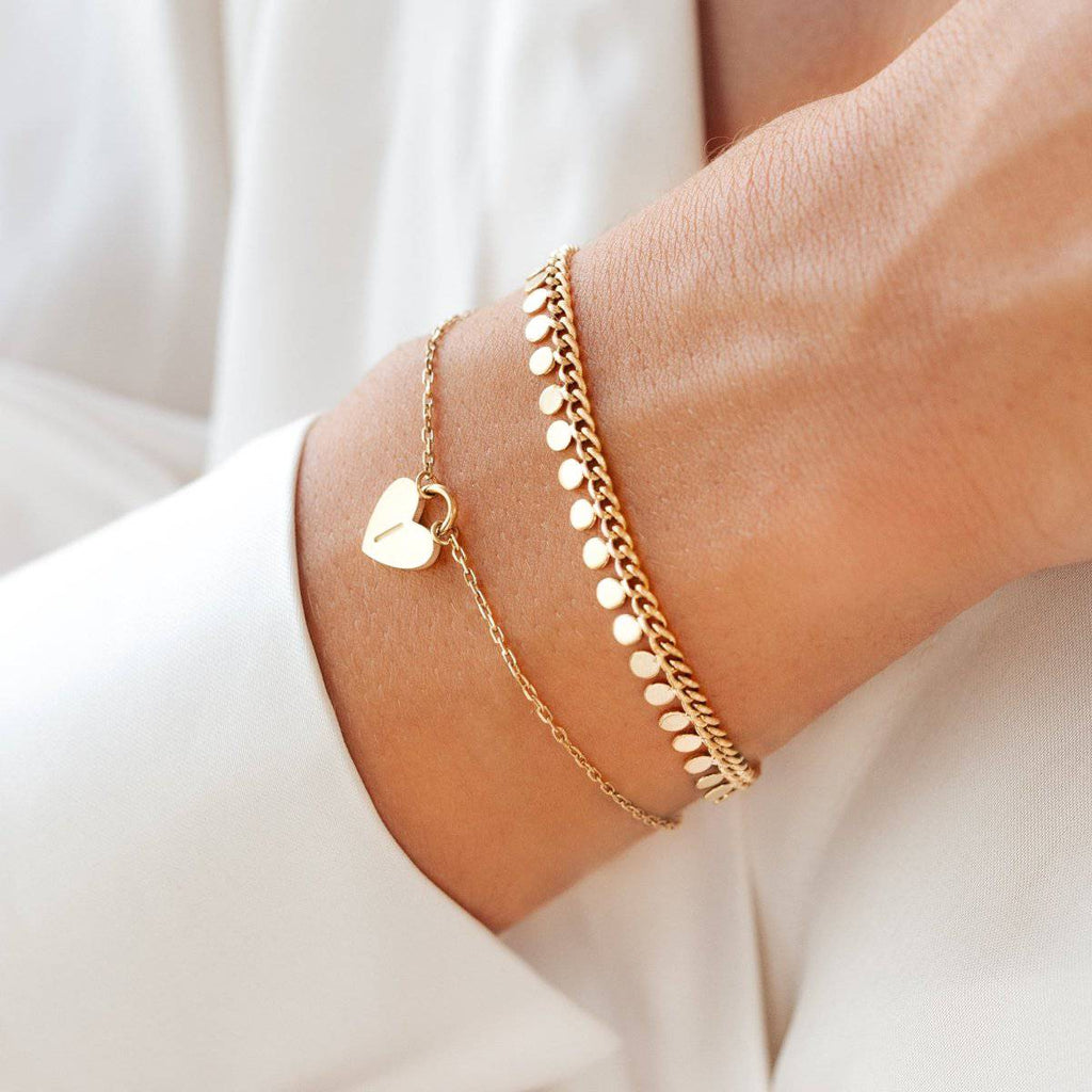 Pulsera Inicial Corazón