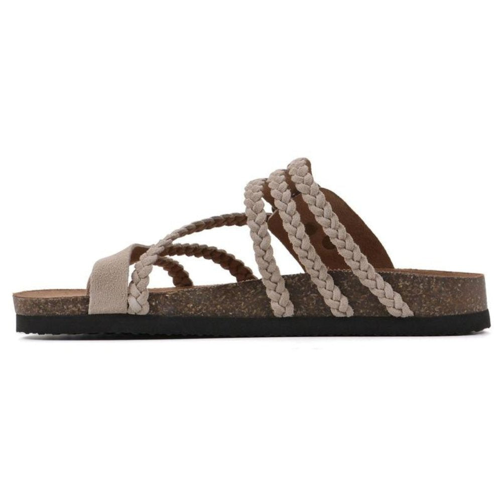 Sandalias Trenzadas con Hebilla