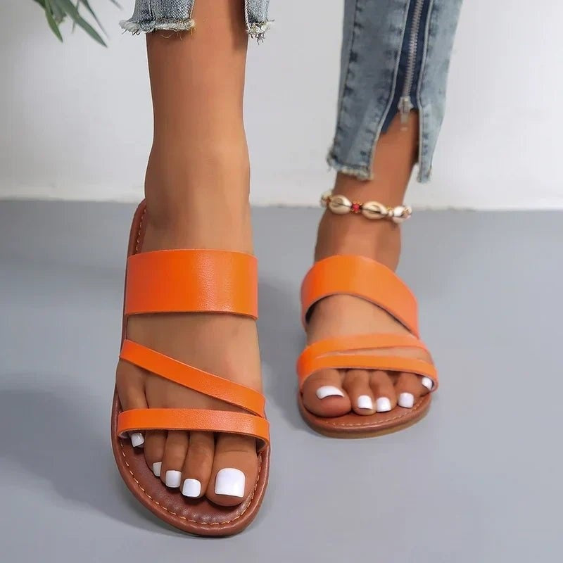 Consuelo – Sandalias de Tiras Cruzadas