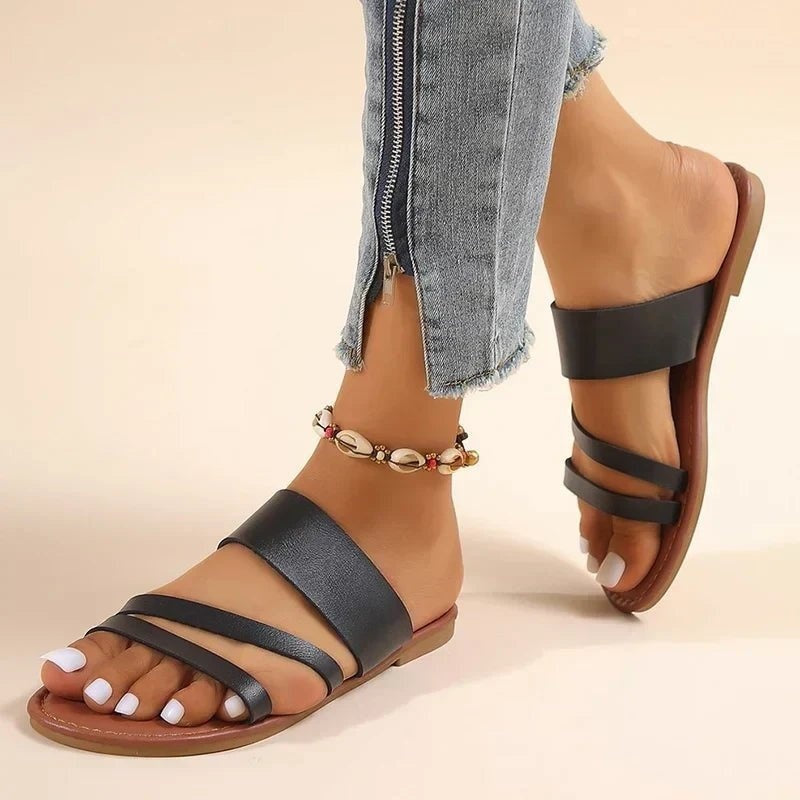 Consuelo – Sandalias de Tiras Cruzadas