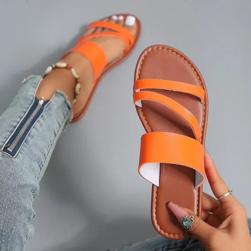 Consuelo – Sandalias de Tiras Cruzadas